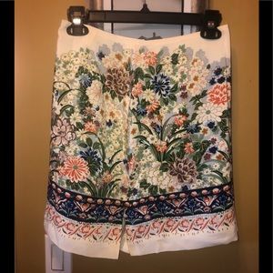 Boston Proper Silk Mini Skirt